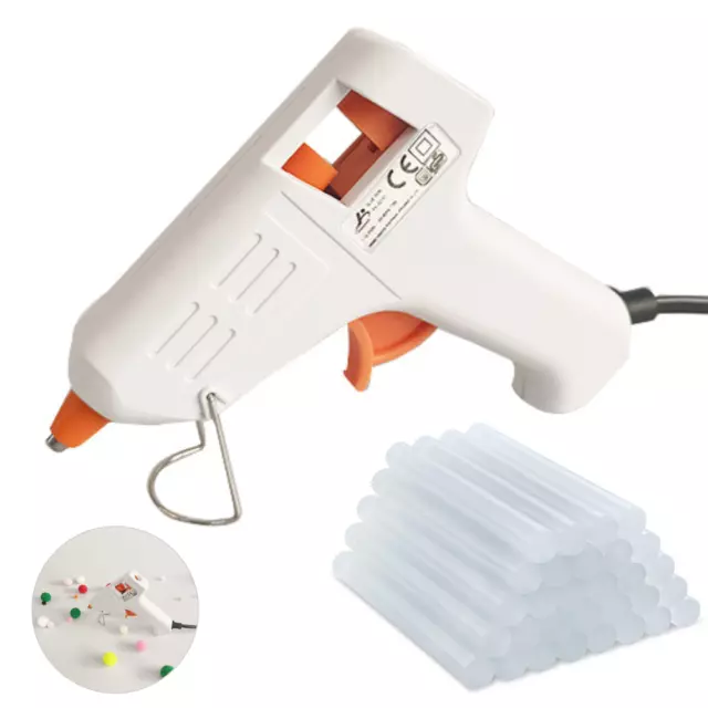 Hot Melt Mini Glue Gun Electric with 80 Adhesive Glue Sticks Hobby