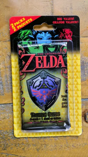 NEW ✹ Legend of Zelda Trading Cards Blister Pack (Lot of 3 Packs) ✹ Sealed Rare