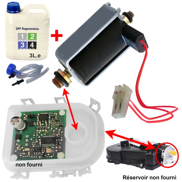 Poche D'additif FAP Eolys Powerflex 9678080680 - Compatible Citroën C4, Peugeot 307, 308, 3008 HDi