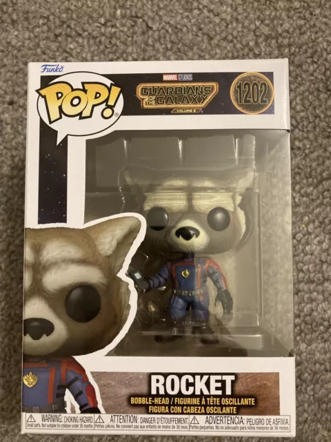 Funko POP! Marvel Rocket Guardians of the Galaxy Vol. 3 #1202 Vinyl Figure New