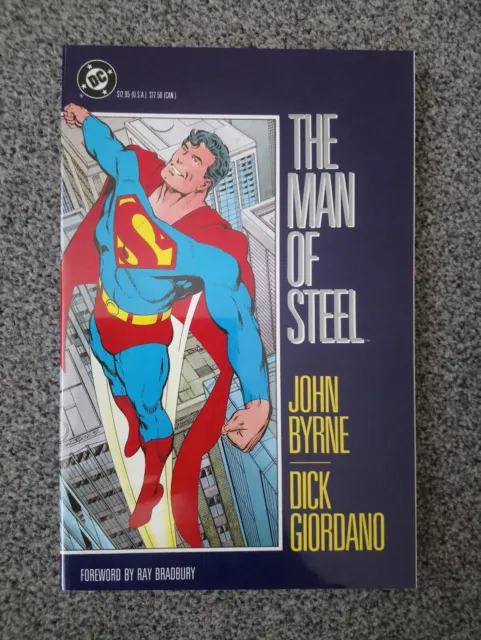 Superman Man of Steel DC comics tpb Rare 1st print 1987 John Byrne