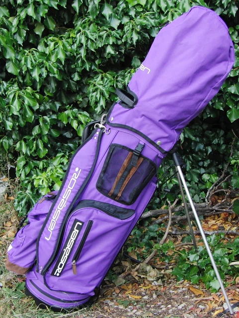 5 Division Rosasen Purple Cart Carry Golf Club Stand Bag (Stitched Pocket) 5 Division Rosasen Purple Cart Carry Golf Club Stand Bag (Stitched Pocket)