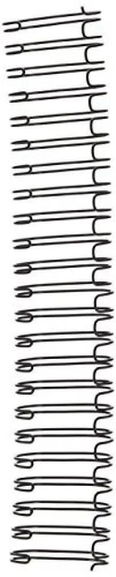 (TG. 32 mm) GBC Dorsi metallici 2:1 32mm 100pz - Nero - RE912010 - NUOVO