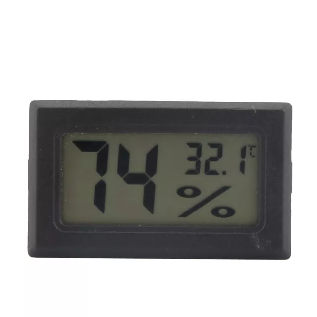 1 higrómetro digital para cigarros termómetro monitor de humedad medidor humidor rectángulo 3