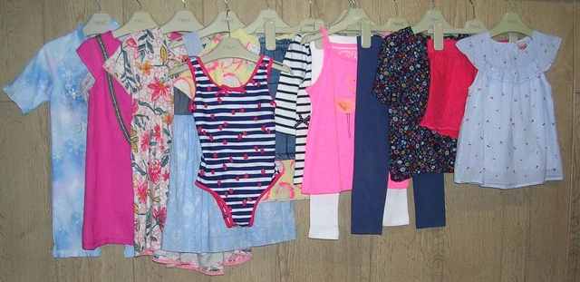 NEXT MANTARAY BLUEZOO TU etc Girls Summer Bundle Dress Tops Shorts Age 2-3 98cm