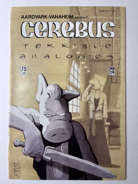 Cerebus the Aardvark #75 June 1985 ✅ Aardvark-Vanaheim ✅ Dave Sim ✅ Comics