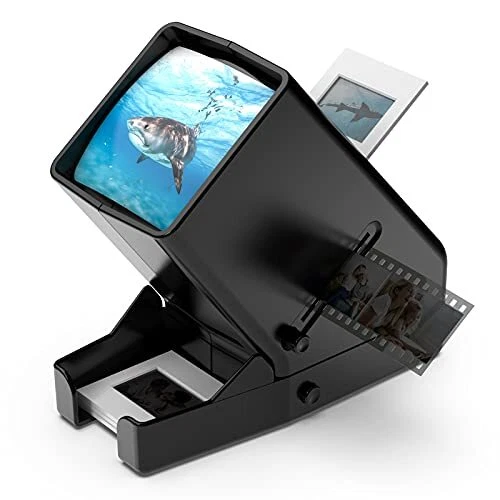 35mm Slide and Film Viewer, 3X Magnification, Battery Operation, LED Lighted