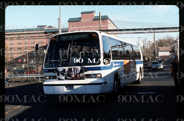 NYCMTA RTS BUS #9277. Jamaica Depot (NY). Original Slide 2008.