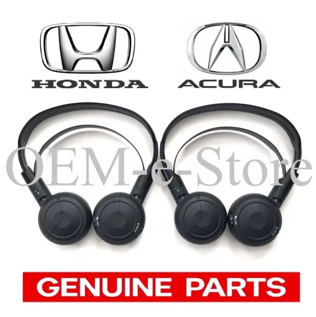 2014-2019 Acura MDX Tech Package DVD Entertainment Wireless Headphones Set of 2