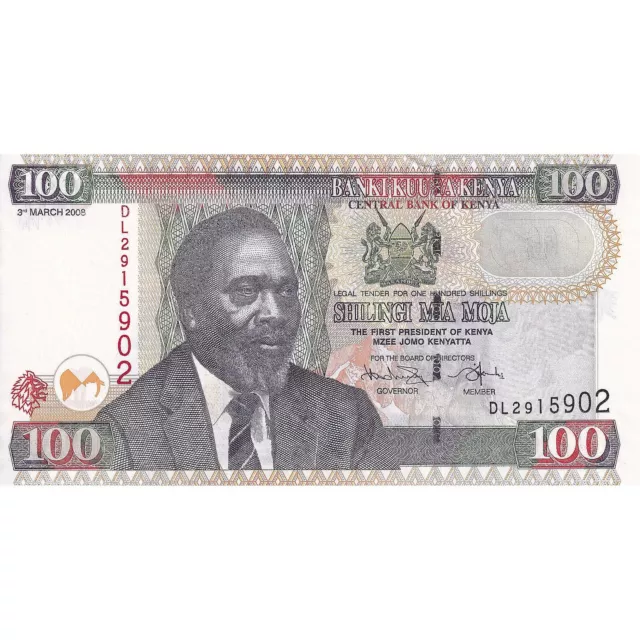 [#195812] Kenya, 100 Shillings, 2008, 2008-03-03, KM:48c, NEUF