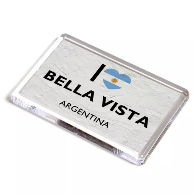 FRIDGE MAGNET - I Love Bella Vista, Argentina