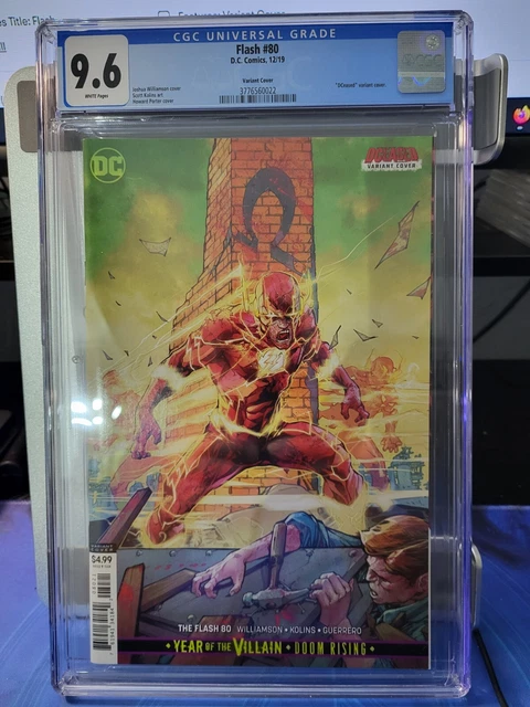 Flash DECEASED VARIANT Cover Year of the Villain Doom Rising DC Comics CGC 9.6