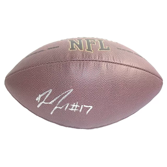 Devin Funchess Signed NFL Football Michigan Wolverines Green Bay Packers Proof