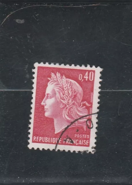 L6914 FRANCE Timbre Y&T N° 1536B de 1967-69 " Marianne de Cheffer "   Oblitéré