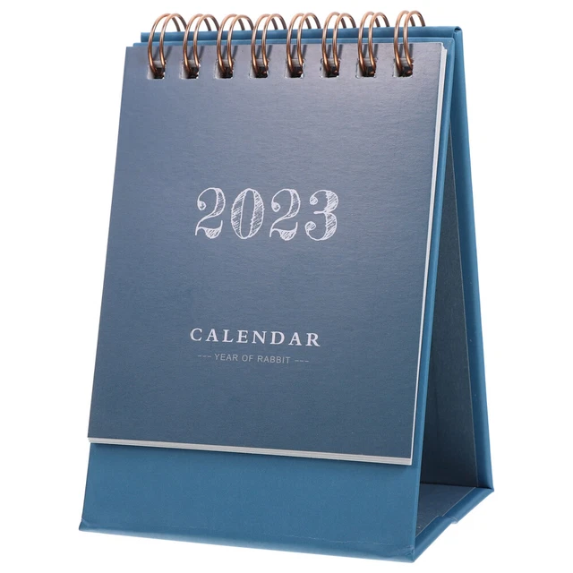 DESK CALENDAR 2022 2023, Monthly Calendar Small Standing Desk Calendar