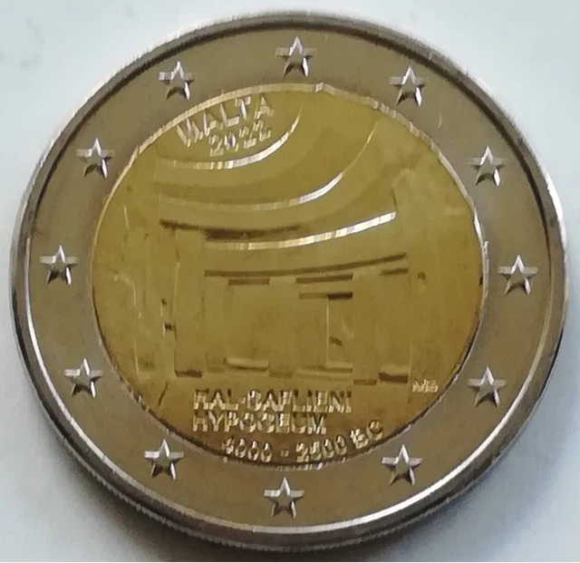 Malta 2022 -  2 Euro HAL SAFLIENI HYPOGEUMĦAL UNC from Roll