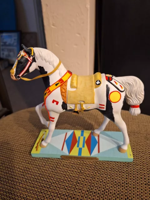 The Trail Of Painted Ponies Statue Crow Warrior's Pride 2015 - 1E/2543 - 7 1/2”