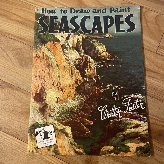 How to draw and paint seascapes walter foster art instruction book