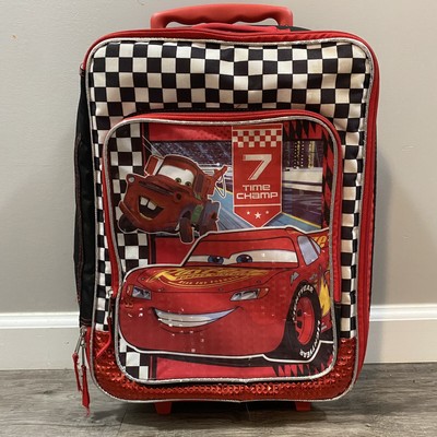 cars lightning mcqueen luggage