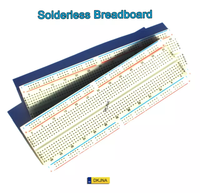 Solderless Breadboard 400/830 Holes Stackable Solder Free Electronic Prototyping 3