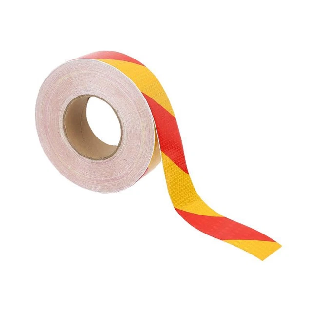 Nastro Sicurezza Vinile Nastro Riflettente Ad Alta Visibilit&agrave; - Frecce E Chevron Adesivi In Vinile Per Sicurezza E Avviso Nastro Avvertimento Giallo