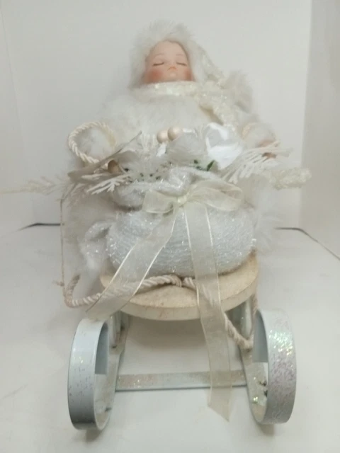 Winter Baby Doll Bundled in Faux Fur In Sleigh Heritage Signature Collection