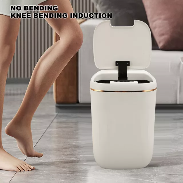 20L Touchless Trash Can Rechargeable Motion Sensor Trash Can For Household Bgs