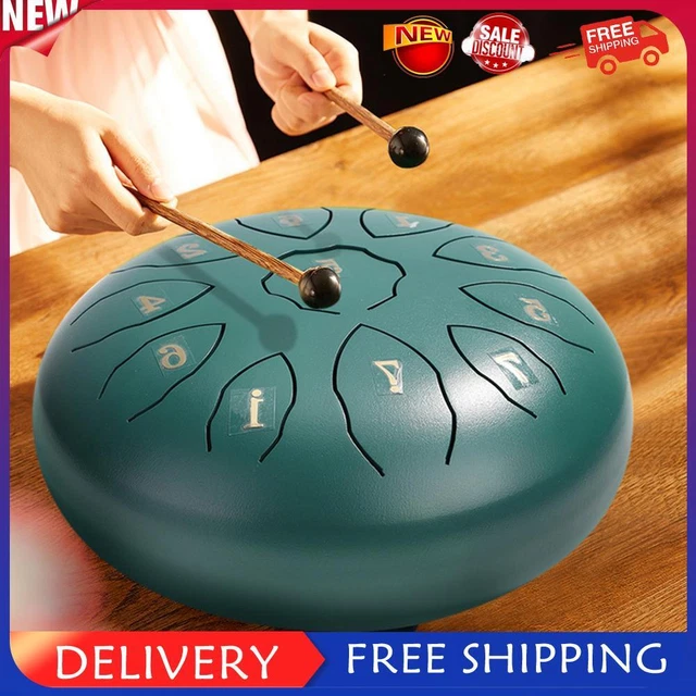 Stahlzungen-Trommel mit 11 Tönen Hand-Pan-Tank-Trommel Percussion Instrument (Gr
