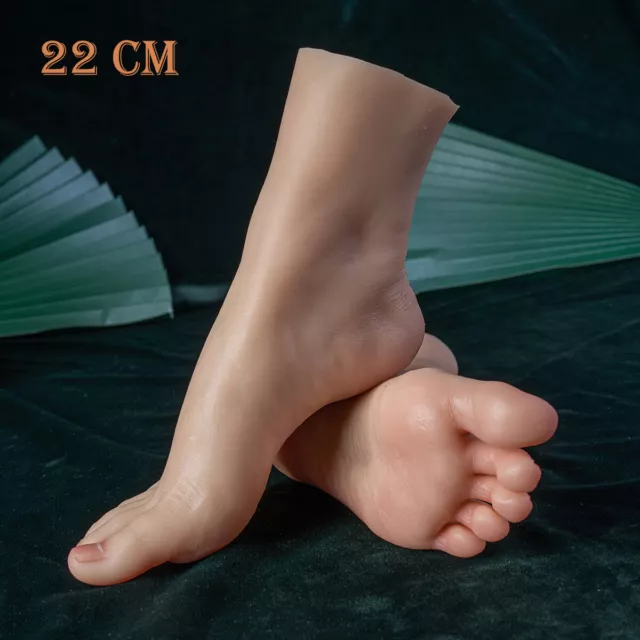 Realistic Silicone Female Foot Model Lifesize Mannequin Display Fake Feet  Model