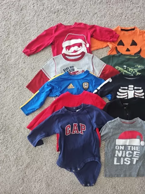 18 Piece Lot of Baby Boy Clothes Size 18 Months 2