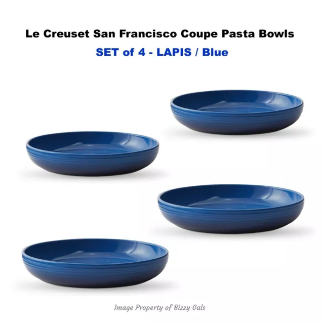 New Le Creuset 22cm Pasta Bowl Azure Blue Second Choix