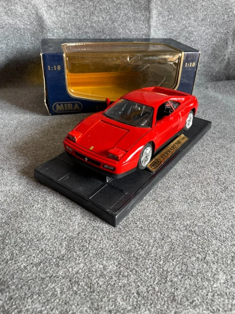 Miniature Ferrari 348 1/18 Rouge Polistil