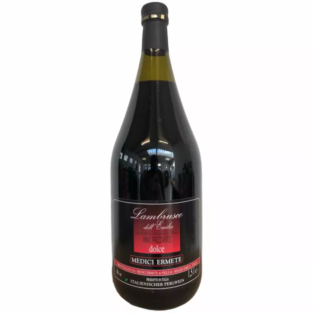 Medici Ermete Lambrusco Reggiano Dolce süß 8% vol. 1er Pack 1x1500 ml XL Flasche