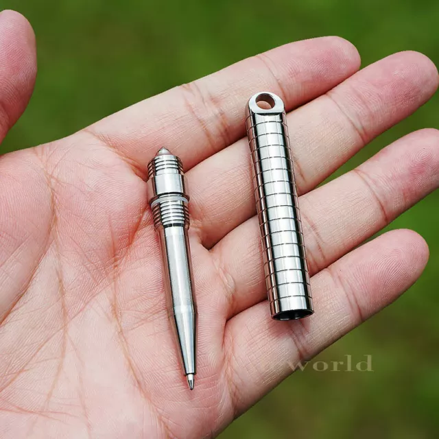 TWOSUN Mini Titanium TC4 Portable Keychain Pen Outdoor EDC