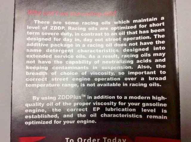 Vintage Engine ZDDP Plus High Zinc / Phosphorus Oil Additive 3 - 4 Ounce Bottles 3