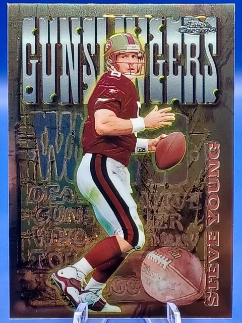1998 Topps Chrome Gunslingers Season's Best Steve Young #9