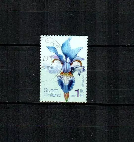 FINLAND Scott's 1510 ( 1v ) Siberian Iris F/VF Used ( 2016 )