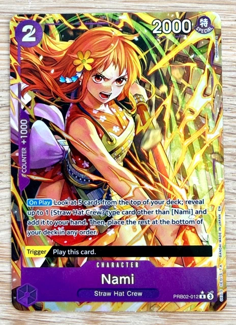 Coffret Ultraboost One Piece Vol.2 – Nami 012 Foil Rare + 9 Cartes – Série PRB-02 Française
