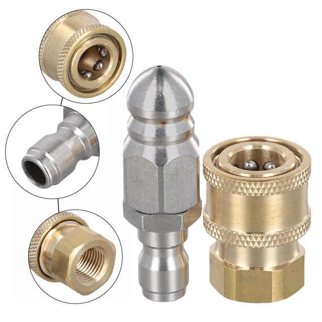 Adaptateur mâle pour nettoyeur haute pression G1-4 ,buse de connecteur à dégagement rapide pour