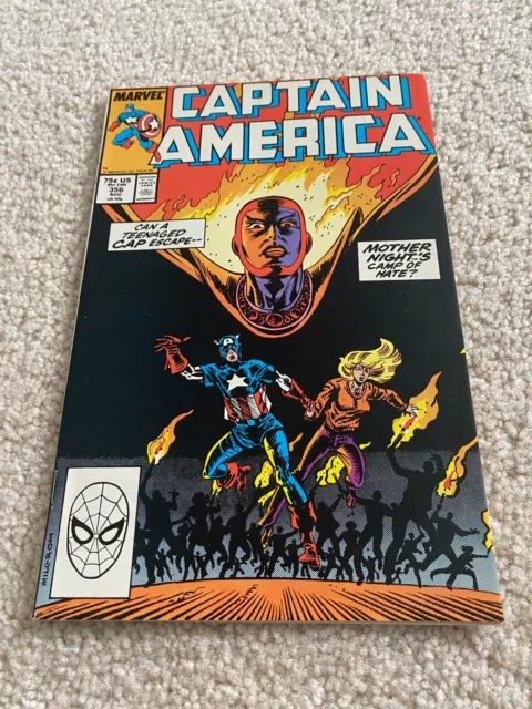 Captain America  356  NM-  9.2  High Grade  Falcon  Mother Night  Diamondback