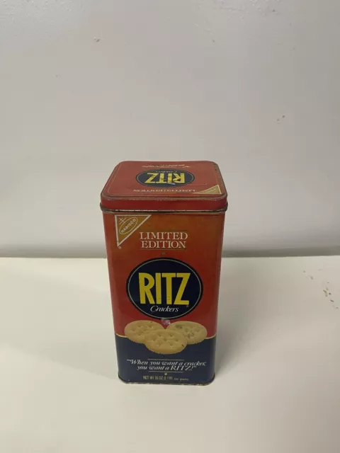 Vintage 1986 Nabisco Limited Edition Ritz Cracker Tin