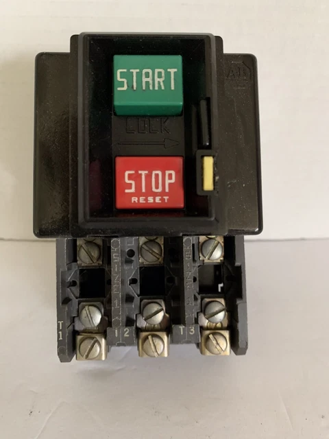 Allen Bradley 609-Bow Manual Starter Size 1 / 3-Pole Without Enclosure.
