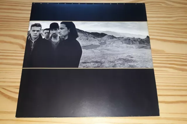 LP 33T U2 " THE JOSHUA TREE " + INSERT 208 219 GER 1987 Foc EX/VG+