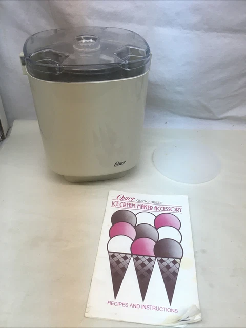 Oster kitchen center ice cream maker manual hotsell