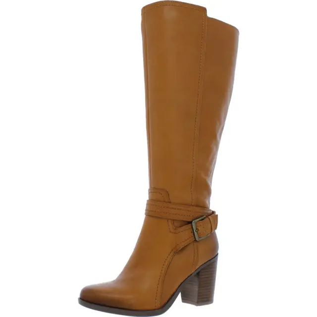 Naturalizer Womens Kelsey Wide Calf Leather Riding Boots Shoes BHFO 8585
