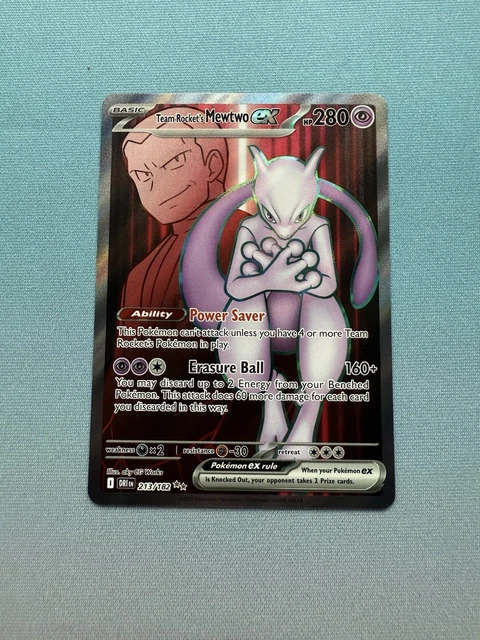 Mewtwo Destend Rivals POKEMON TEAM ROCKET Mewtwo EX 213/182 Destined Rivals £31.92 - PicClick UK