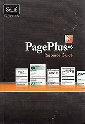 PagePlus X6 User Guide, Serif Europe Limited, Used; Very Good Book