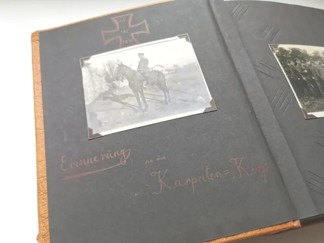 Fotoalbum - Karpaten Korps Offizier Belgrad Budapest Versecz 1.WK selten WW1