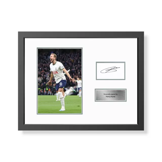 Harry Kane Signed Tottenham Hotspur Photo Display Spurs Autograph