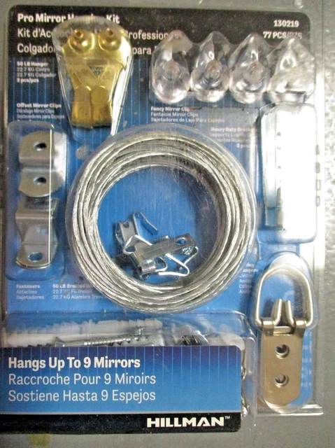 Professional Mirror Hanging Kit (77 Piece) 130219 (P4)